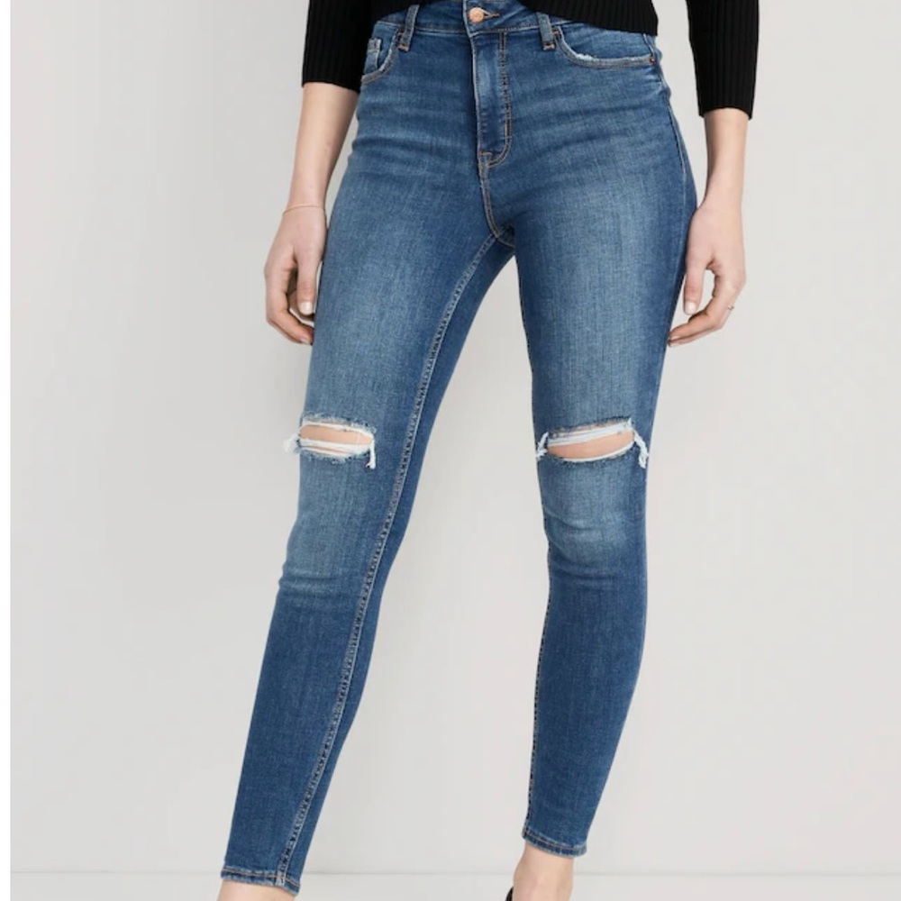 High-Waisted Rockstar Super-Skinny Jeans for Women